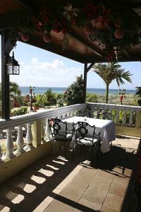 2 Aruba-stole på verandaen