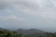 cloudy mountain view