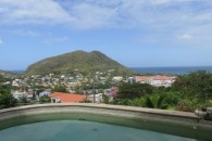 pool view to the mountain and sea