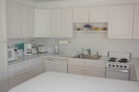 large white counter in kitchen