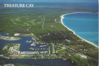 aerial view of Treasure Cay
