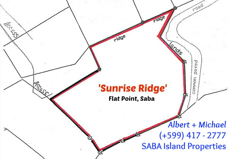 Saba Sunridge Land for sale Map 5
