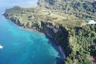 Aerial view of Shoreside of property