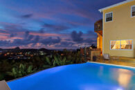 St-Lucia-homes-Villa-Chloesa-Pool-nighttime